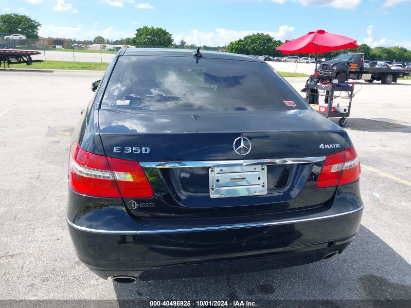 2011 Mercedes-Benz E 350 4Matic VIN: WDDHF8HB7BA460636 Lot: 40495925