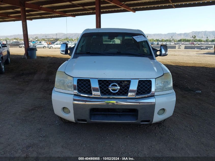 2005 Nissan Titan Le VIN: 1N6AA07A05N564660 Lot: 40495955