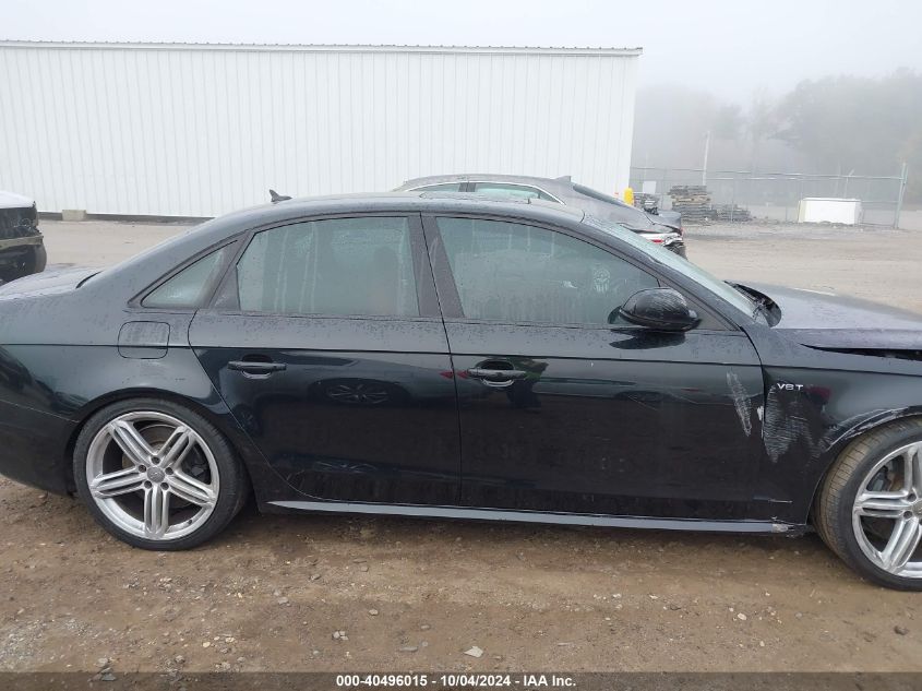 2015 Audi S4 3.0T Premium Plus VIN: WAUBGAFL9FA118771 Lot: 40496015