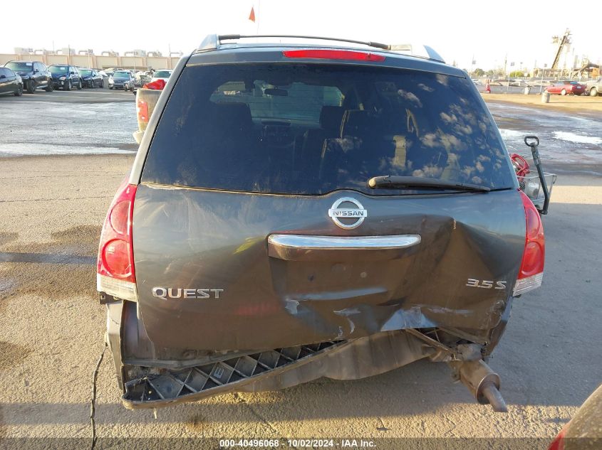 5N1BV28UX7N141633 2007 Nissan Quest 3.5 S