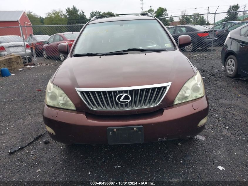 2008 Lexus Rx 350 VIN: JTJHK31U782041612 Lot: 40496087