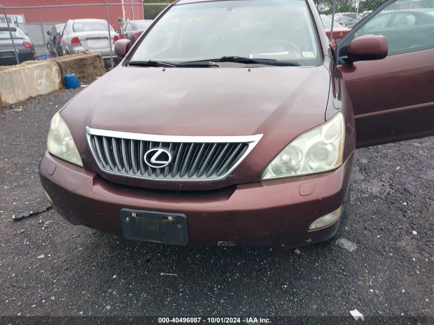 2008 Lexus Rx 350 VIN: JTJHK31U782041612 Lot: 40496087