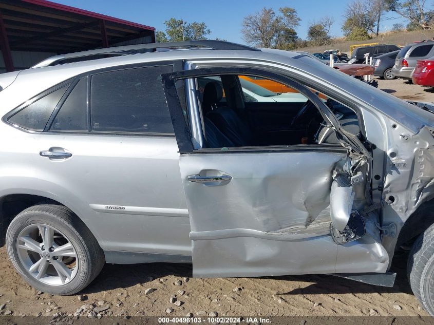 2008 Lexus Rx 400H VIN: JTJHW31U582855729 Lot: 40496103