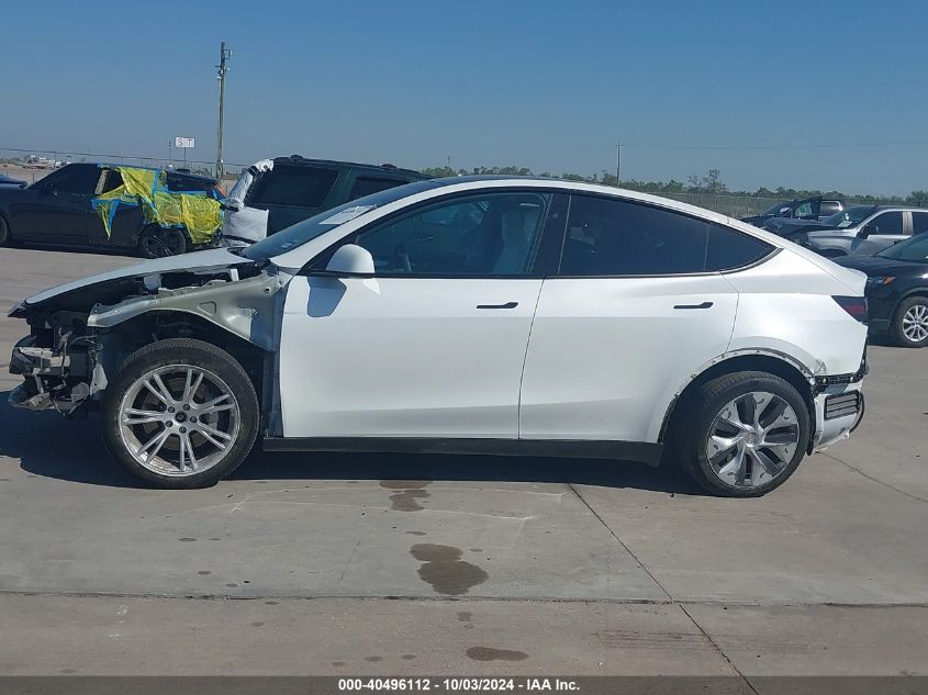 2023 Tesla Model Y Awd/Long Range Dual Motor All-Wheel Drive VIN: 7SAYGDEE3PA190141 Lot: 40496112