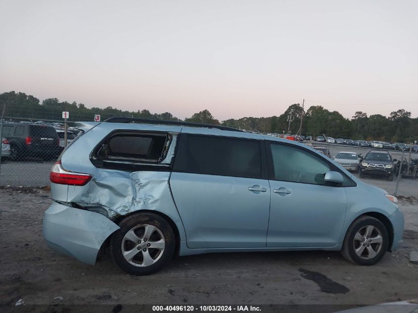 2015 Toyota Sienna Le/Le 8 Passenger VIN: 5TDKK3DC3FS676148 Lot: 40496120