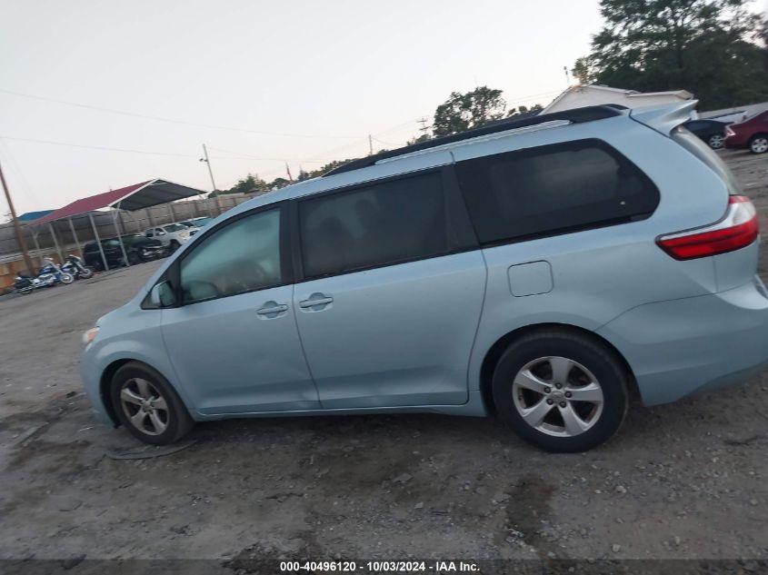 5TDKK3DC3FS676148 2015 Toyota Sienna Le/Le 8 Passenger