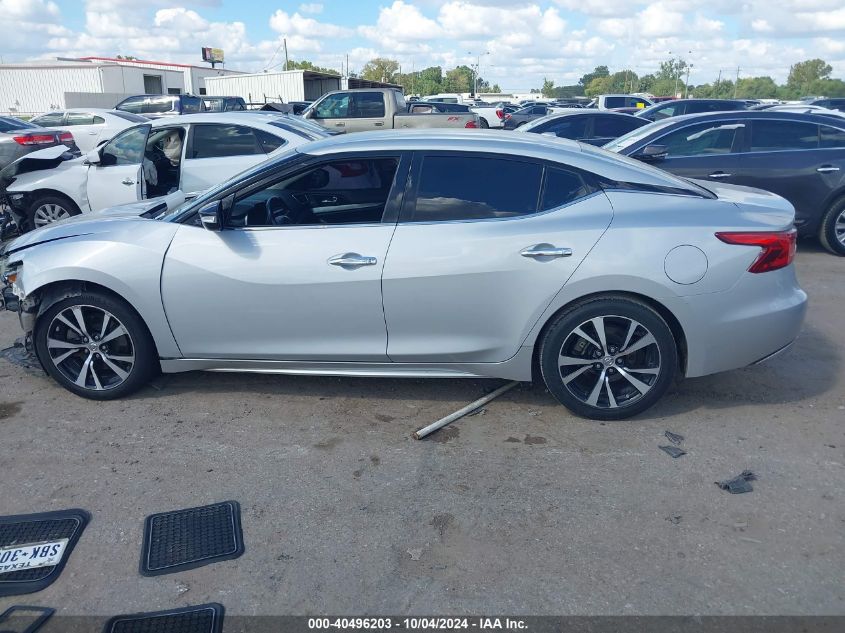 2018 Nissan Maxima 3.5 Sv VIN: 1N4AA6AP7JC367967 Lot: 40496203