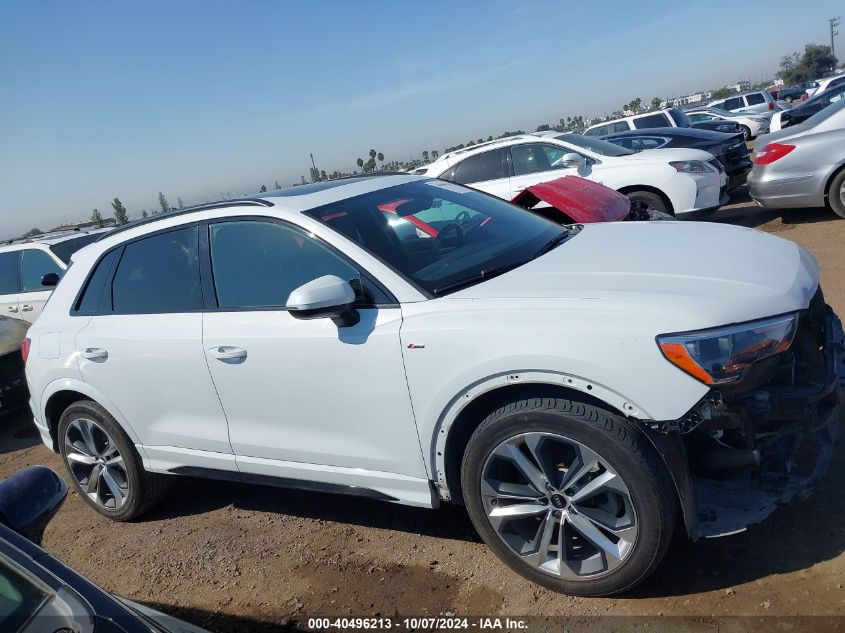 2021 Audi Q3 Premium S Line 45 VIN: WA1DECF37M1154009 Lot: 40496213