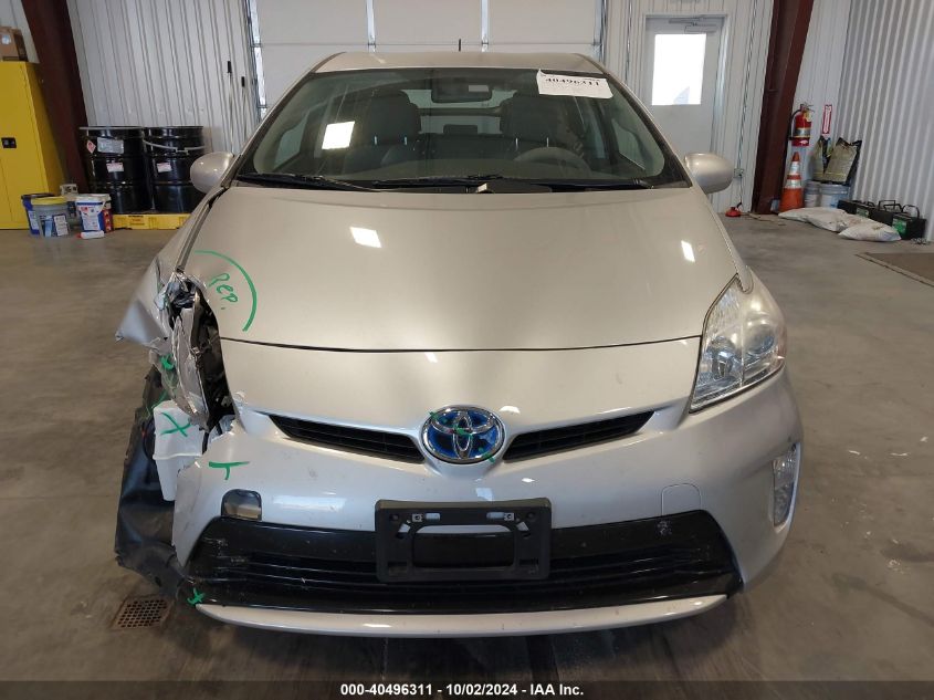 2013 Toyota Prius Two VIN: JTDKN3DU1D5666611 Lot: 40496311