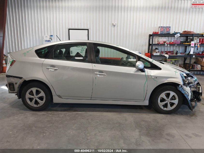 2013 Toyota Prius Two VIN: JTDKN3DU1D5666611 Lot: 40496311