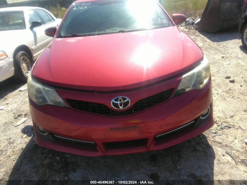 2012 Toyota Camry Se VIN: 4T1BF1FK1CU615929 Lot: 40496367