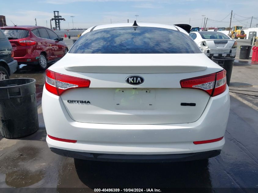 2013 Kia Optima Hybrid Lx VIN: KNAGM4AD7D5054395 Lot: 40496389