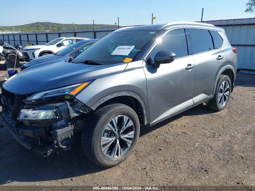 5N1AT3BA8MC680149 2021 NISSAN ROGUE - Image 2