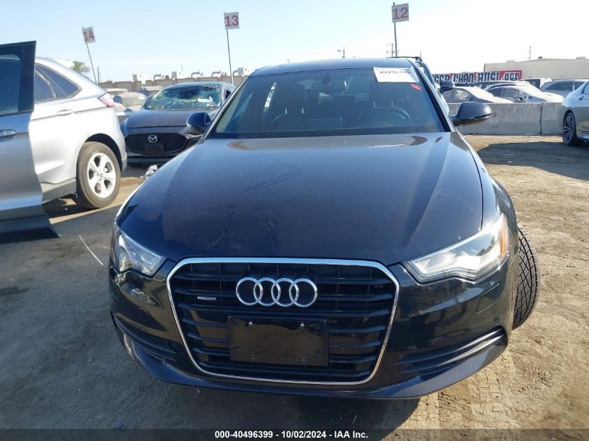 2013 Audi A6 2.0T Premium VIN: WAUGFAFCXDN108779 Lot: 40496399