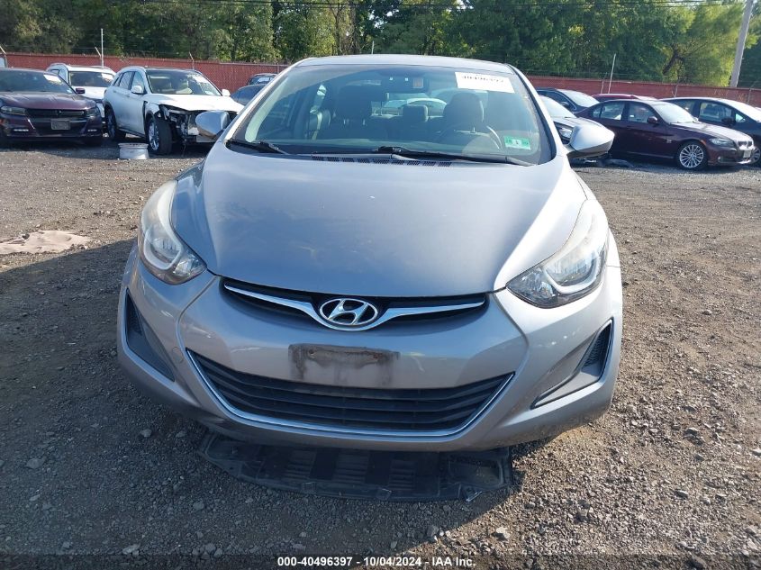 2014 Hyundai Elantra Se VIN: KMHDH4AE0EU056639 Lot: 40496397