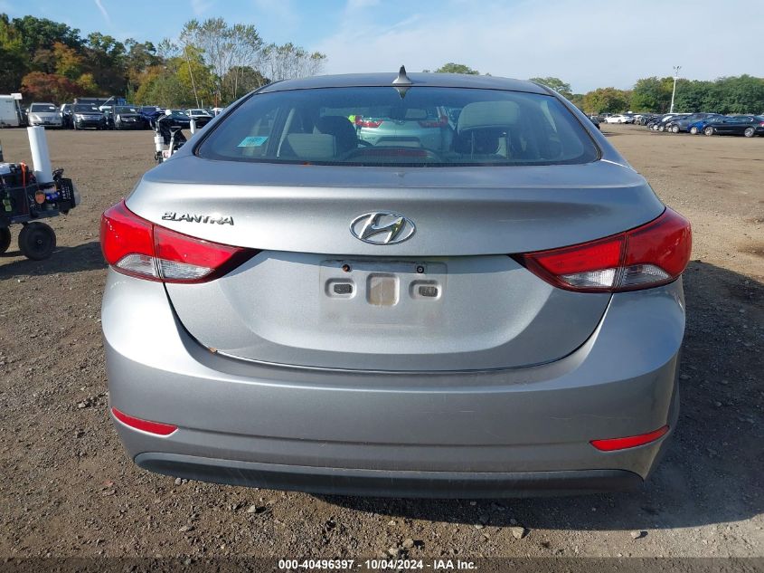 2014 Hyundai Elantra Se VIN: KMHDH4AE0EU056639 Lot: 40496397