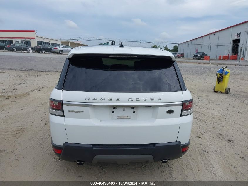 2017 Land Rover Range Rover Sport 3.0L V6 Turbocharged Diesel Se Td6 VIN: SALWG2FK2HA676801 Lot: 40496403