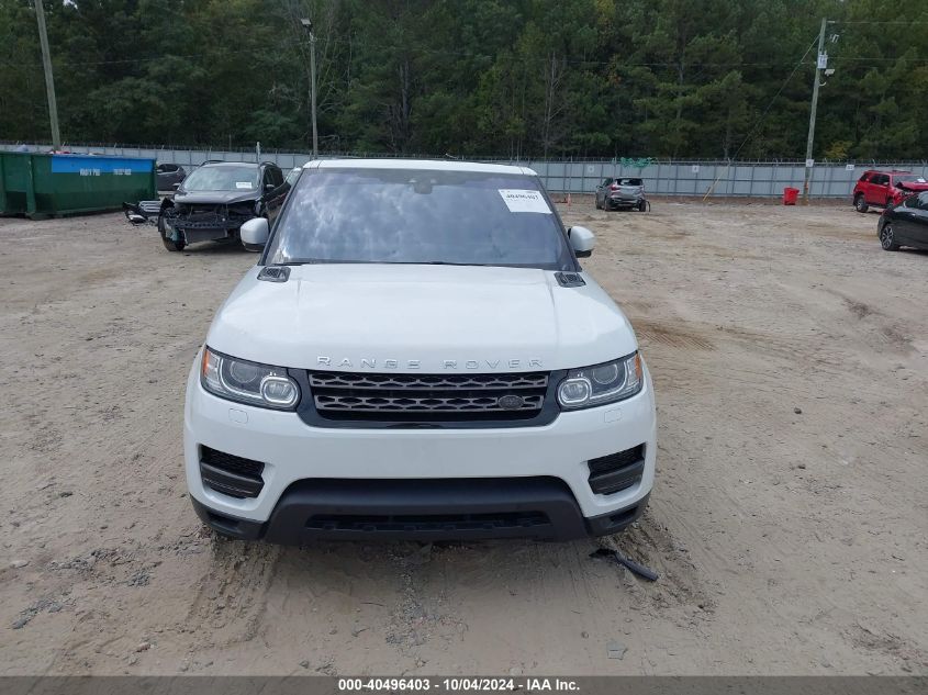 2017 Land Rover Range Rover Sport 3.0L V6 Turbocharged Diesel Se Td6 VIN: SALWG2FK2HA676801 Lot: 40496403