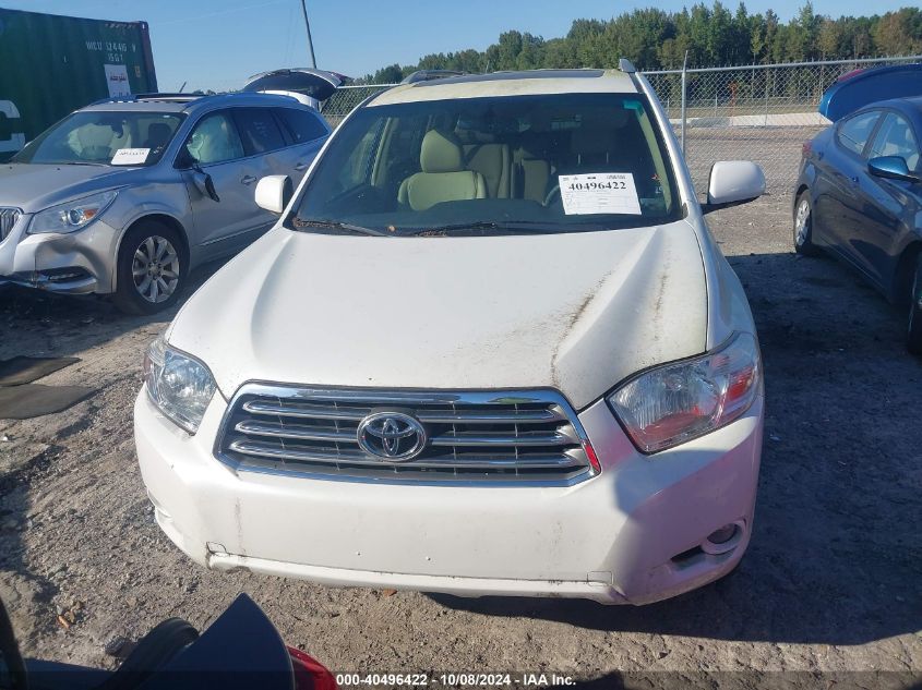 2008 Toyota Highlander Limited VIN: JTEDS42A182034002 Lot: 40496422