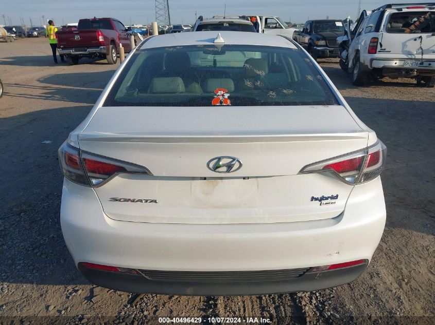 KMHE34L1XGA018112 2016 Hyundai Sonata Hybrid Limited