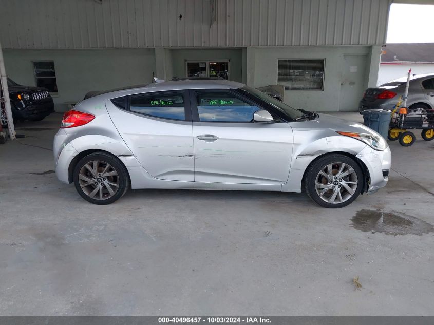 2016 Hyundai Veloster VIN: KMHTC6AD2GU2703 Lot: 40496457