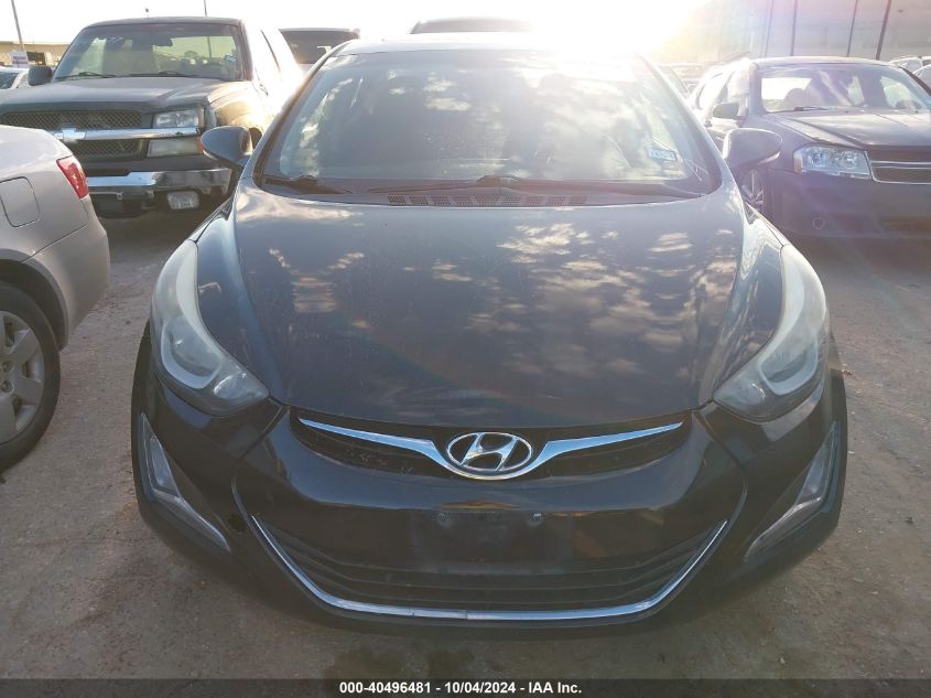 5NPDH4AE8GH782931 2016 Hyundai Elantra Value Edition