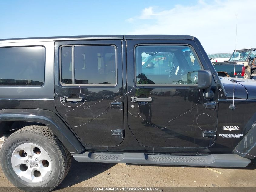 2015 Jeep Wrangler Unlimited Sahara VIN: 1C4BJWEG5FL527196 Lot: 40496484