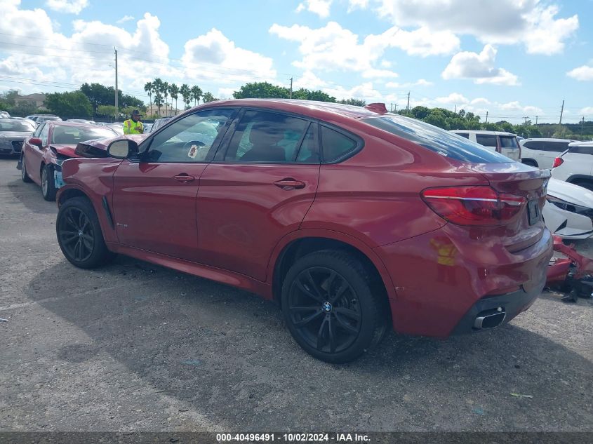 2019 BMW X6 SDRIVE35I VIN: 5UXKU0C55K0G92961