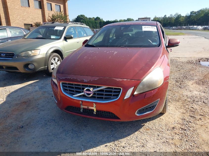 2013 Volvo S60 T5/T5 Platinum/T5 Premier/T5 Premier Plus VIN: YV1612FS9D1212921 Lot: 40496509