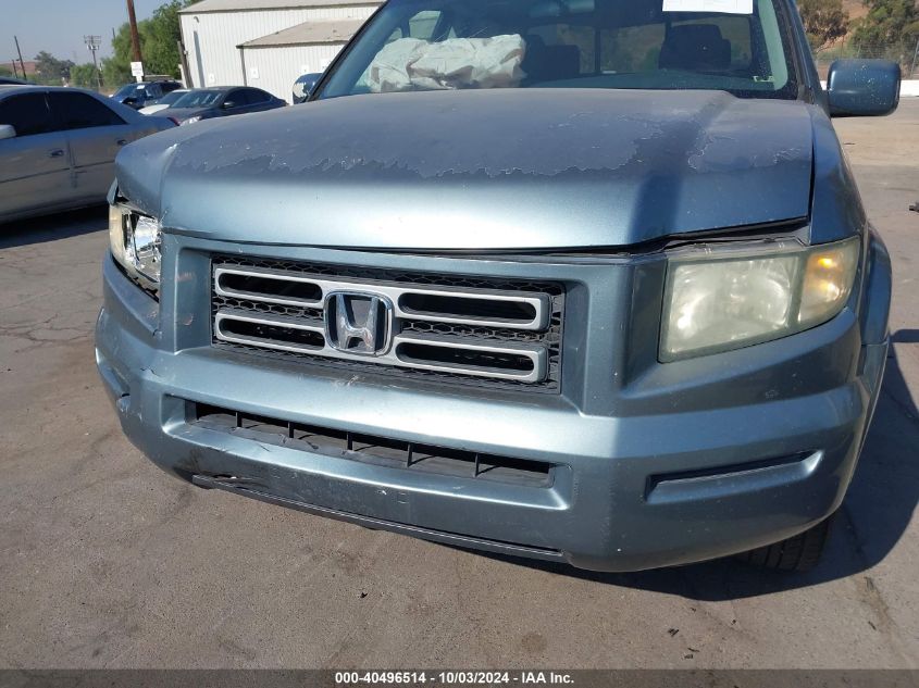 2006 Honda Ridgeline Rts VIN: 2HJYK16416H567783 Lot: 40496514