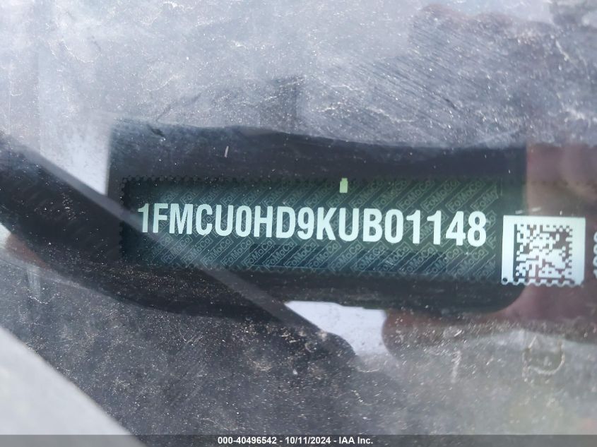 1FMCU0HD9KUB01148 2019 Ford Escape Sel