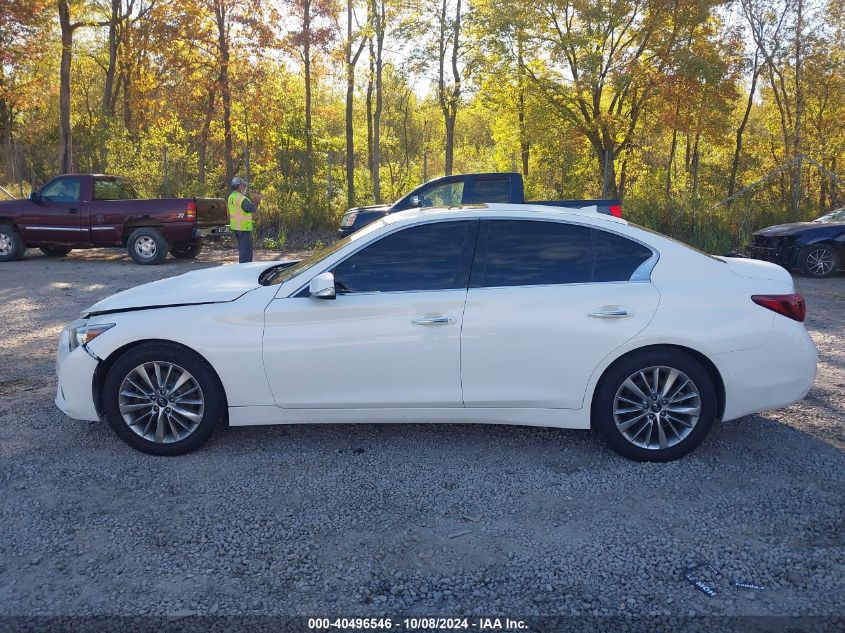 2019 Infiniti Q50 3.0T Luxe VIN: JN1EV7AR9KM559378 Lot: 40496546