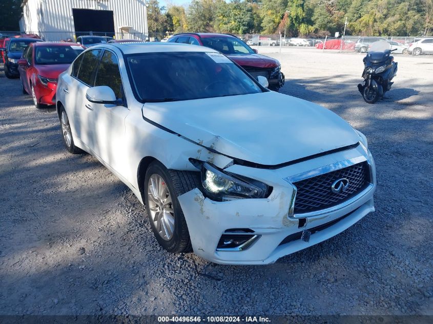 2019 Infiniti Q50 3.0T Luxe VIN: JN1EV7AR9KM559378 Lot: 40496546