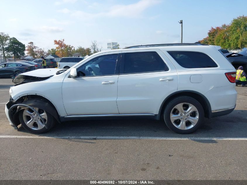 2014 Dodge Durango Limited VIN: 1C4RDJDG4EC455965 Lot: 40496592