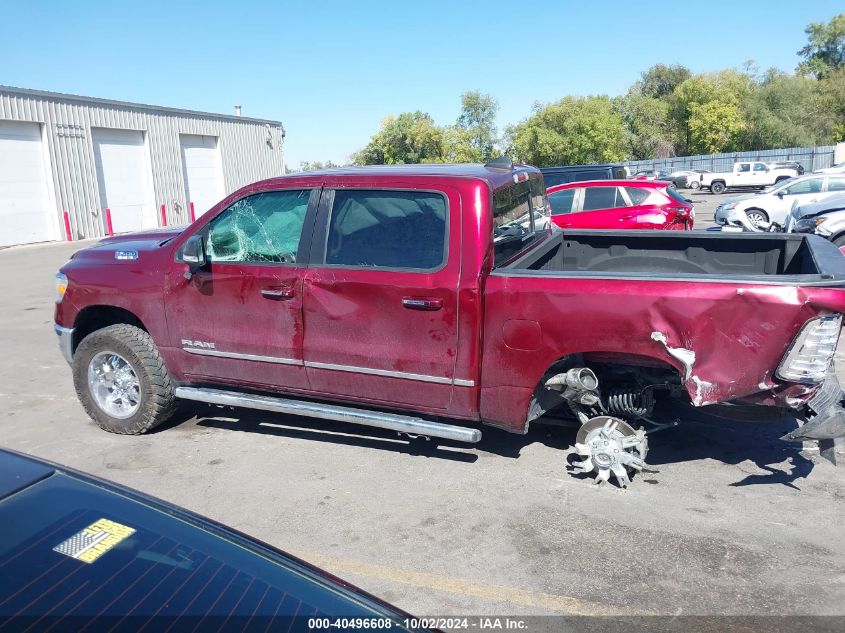 2020 Ram 1500 Big Horn 4X4 5'7 Box VIN: 1C6SRFFT6LN403482 Lot: 40496608