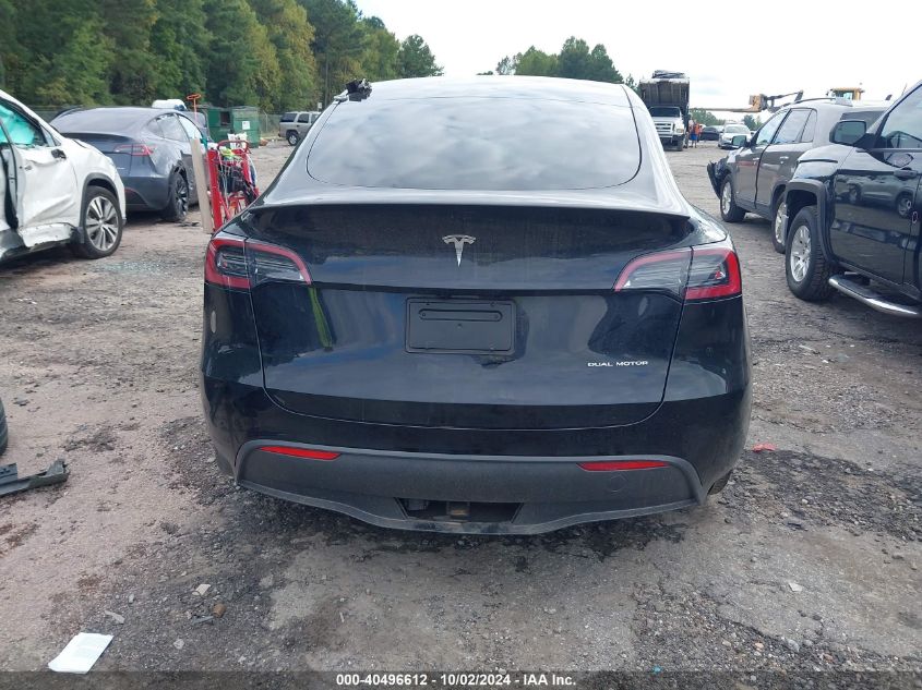 2024 Tesla Model Y Long Range Dual Motor All-Wheel Drive VIN: 7SAYGDEE3RA216935 Lot: 40496612