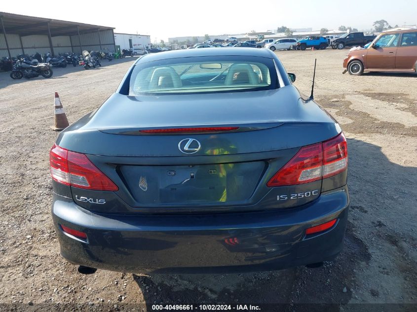 2010 Lexus Is 250C VIN: JTHFF2C23A2501339 Lot: 40496661