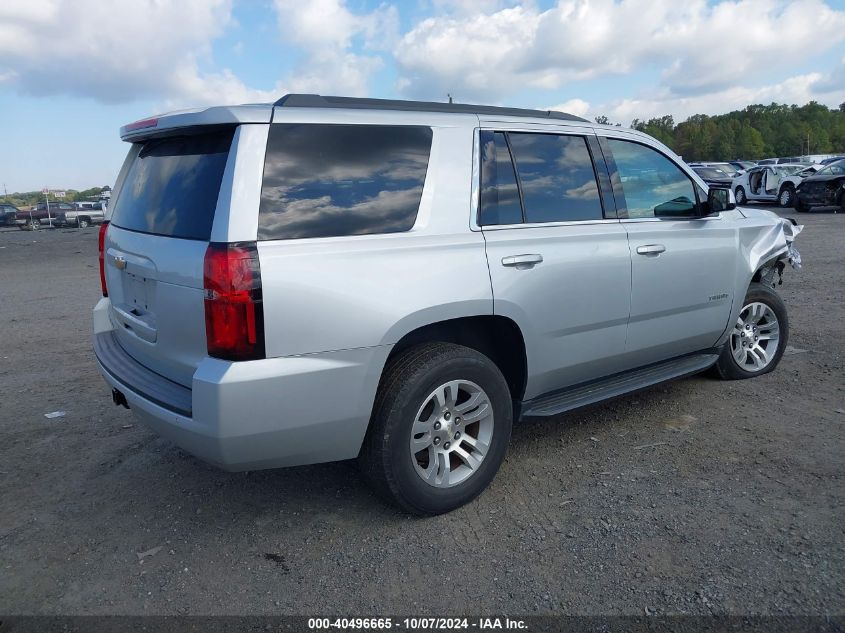 VIN 1GNSCAKC4LR201114 2020 Chevrolet Tahoe, 2Wd Ls no.4