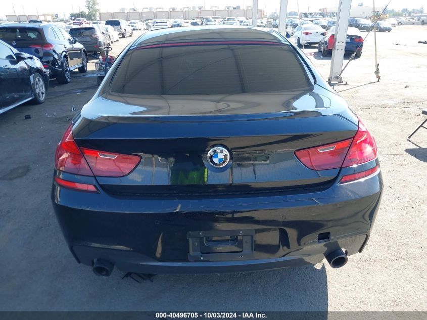 2016 BMW 640I Gran Coupe VIN: WBA6D0C59GG432655 Lot: 40496705