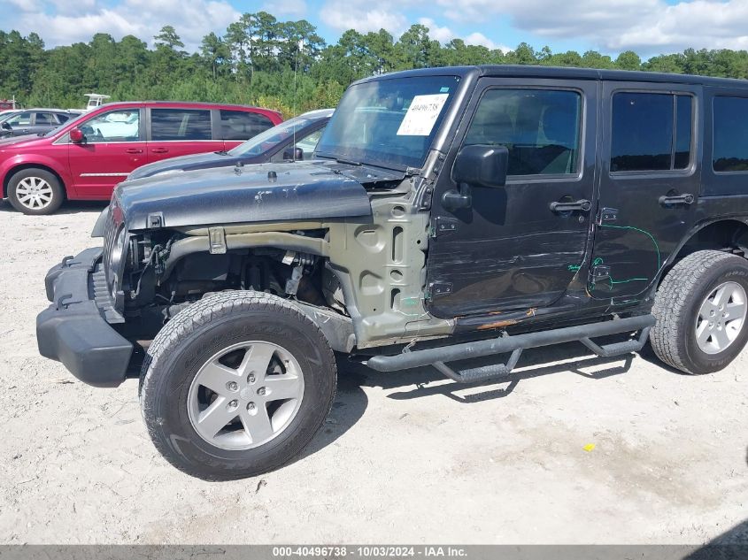 2018 Jeep Wrangler Jk Unlimited Sport S 4X4 VIN: 1C4BJWDG6JL828960 Lot: 40496738