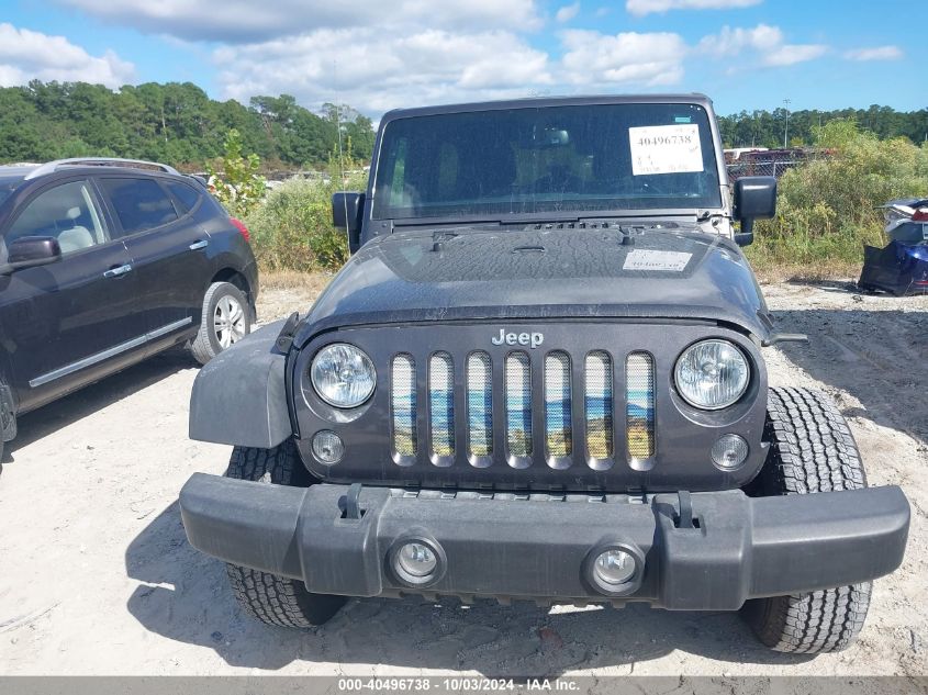 2018 Jeep Wrangler Jk Unlimited Sport S 4X4 VIN: 1C4BJWDG6JL828960 Lot: 40496738