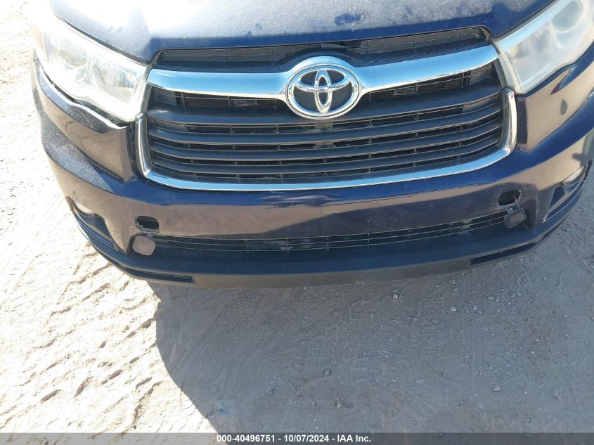 5TDKKRFH3ES010384 2014 Toyota Highlander Xle V6