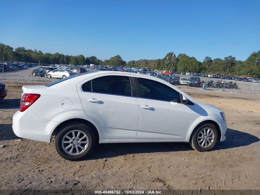 2018 Chevrolet Sonic Lt Auto VIN: 1G1JD5SH3J4101609 Lot: 40496752