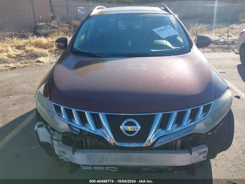 JN8AZ18W79W208867 2009 Nissan Murano Le