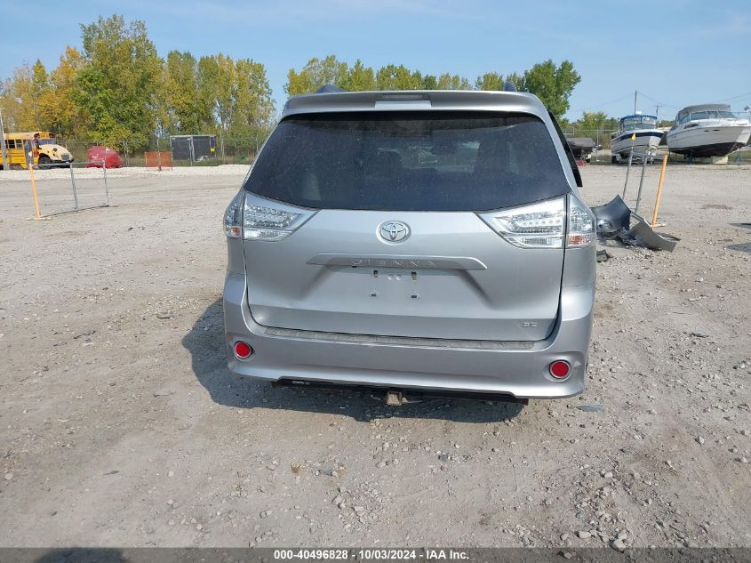 2017 Toyota Sienna Se 8 Passenger VIN: 5TDXZ3DC2HS843653 Lot: 40496828