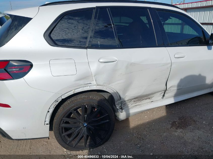 2024 BMW X5 Sdrive40I VIN: 5UX13EU03R9S18136 Lot: 40496833