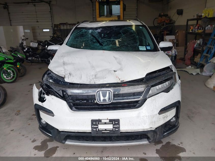 2019 Honda Pilot Elite VIN: 5FNYF6H08KB054725 Lot: 40496860