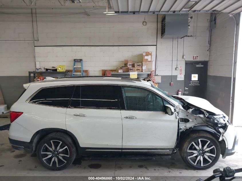 2019 Honda Pilot Elite VIN: 5FNYF6H08KB054725 Lot: 40496860