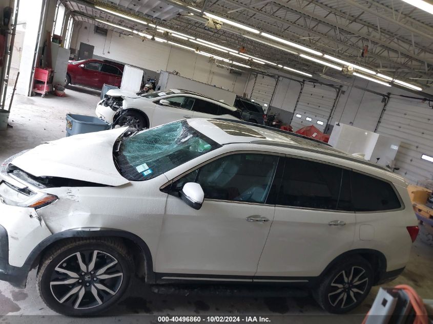 2019 Honda Pilot Elite VIN: 5FNYF6H08KB054725 Lot: 40496860