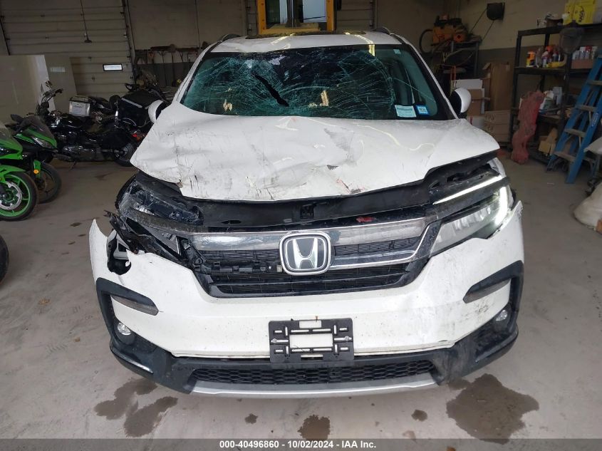 2019 Honda Pilot Elite VIN: 5FNYF6H08KB054725 Lot: 40496860